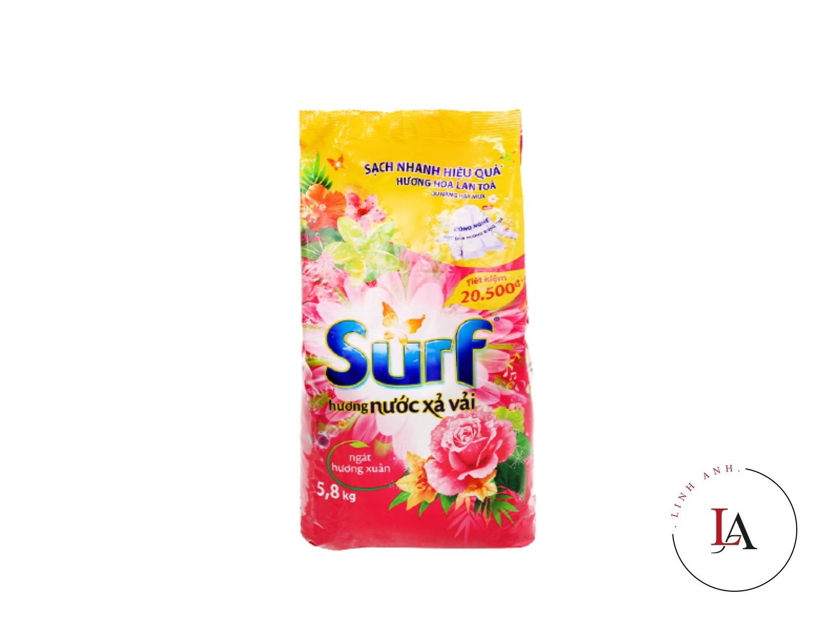 Bột giặt Surf 5.8kg đỏ ngát hương